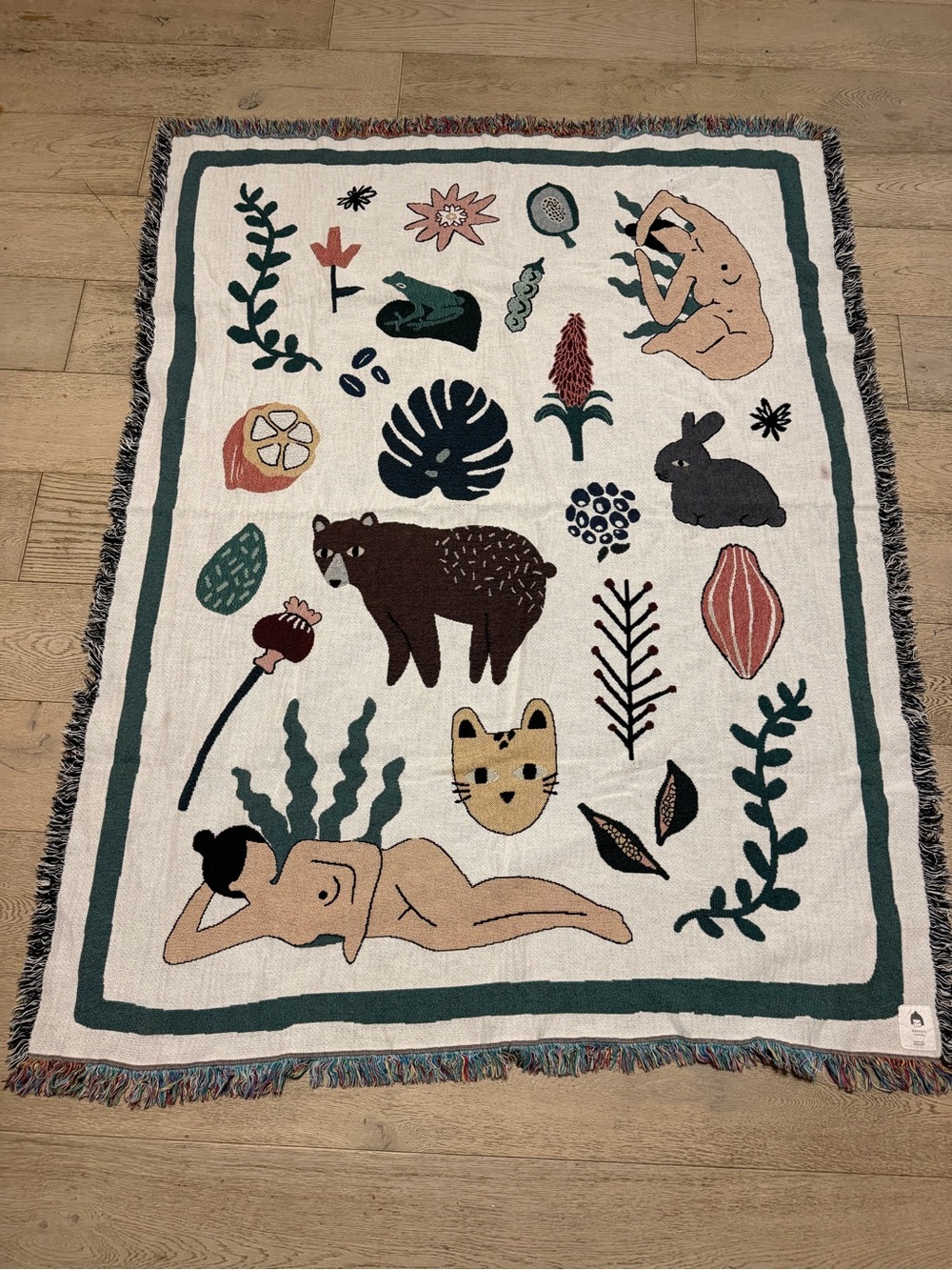 Genesis by Nama woven throw blanket day 6 tapestry woven blanket